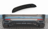 Maxton Design Diffusor Heck Ansatz passend für Ford Mondeo Vignale Mk5 Facelift schwarz Hochglanz