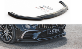 Maxton Design Front Ansatz passend für V.1 Mercedes-Benz CLS AMG-Line C257 schwarz Hochglanz