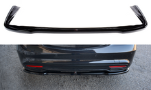 Laden Sie das Bild in den Galerie-Viewer, Maxton Design Mittlerer Diffusor Heck Ansatz passend für Mercedes S-KLASSE AMG-LINE W222 schwarz Hochglanz
