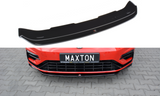 Maxton Design Front Ansatz passend für V.5 VW GOLF 7 R FACELIFT  schwarz Hochglanz
