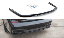 Laden Sie das Bild in den Galerie-Viewer, Maxton Design Mittlerer Diffusor Heck Ansatz DTM Look für BMW 7 M-Paket G11 schwarz Hochglanz