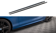 Laden Sie das Bild in den Galerie-Viewer, Maxton Design Seitenschweller Ansatz für BMW 2 M-Paket F22 schwarz Hochglanz