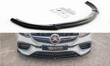 Laden Sie das Bild in den Galerie-Viewer, Maxton Design Front Ansatz passend für V.2 Mercedes-Benz E63 AMG Kombi/Limousine S213/W213 schwarz Hochglanz