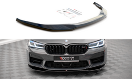 Maxton Design Front Ansatz V.2 für BMW M5 F90 Facelift schwarz Hochglanz