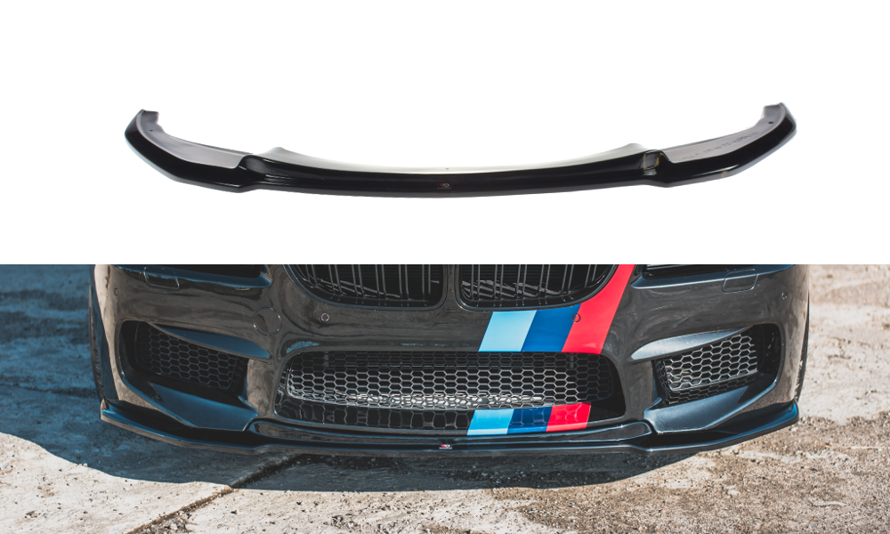 Maxton Design Front Ansatz passend für V.2 BMW M6 F06 Gran Coupe schwarz Hochglanz