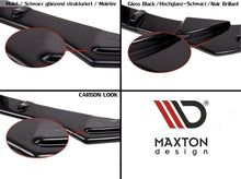 Laden Sie das Bild in den Galerie-Viewer, Maxton Design Diffusor Heck Ansatz passend für Mercedes CLS C219 55AMG schwarz Hochglanz