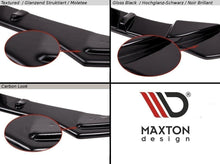 Laden Sie das Bild in den Galerie-Viewer, Maxton Design Front Ansatz passend für AUDI A3 8P (vor Facelift) 2003-2005 schwarz Hochglanz