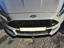Laden Sie das Bild in den Galerie-Viewer, Maxton Design Front Ansatz passend für V.3 Ford Focus ST Mk3 FL schwarz Hochglanz