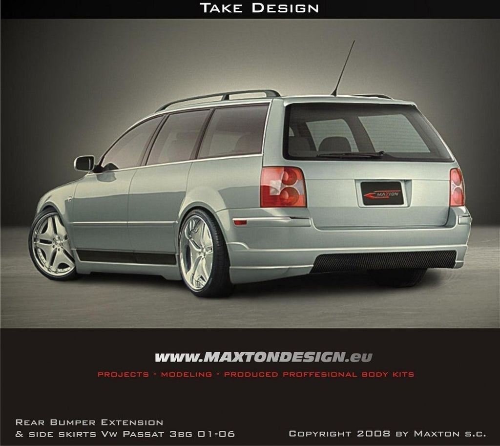 Maxton Design Diffusor Heck Ansatz passend für VW PASSAT B5