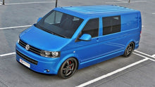 Laden Sie das Bild in den Galerie-Viewer, Maxton Design Front Ansatz passend für VW T5 Facelift ver.2 schwarz Hochglanz