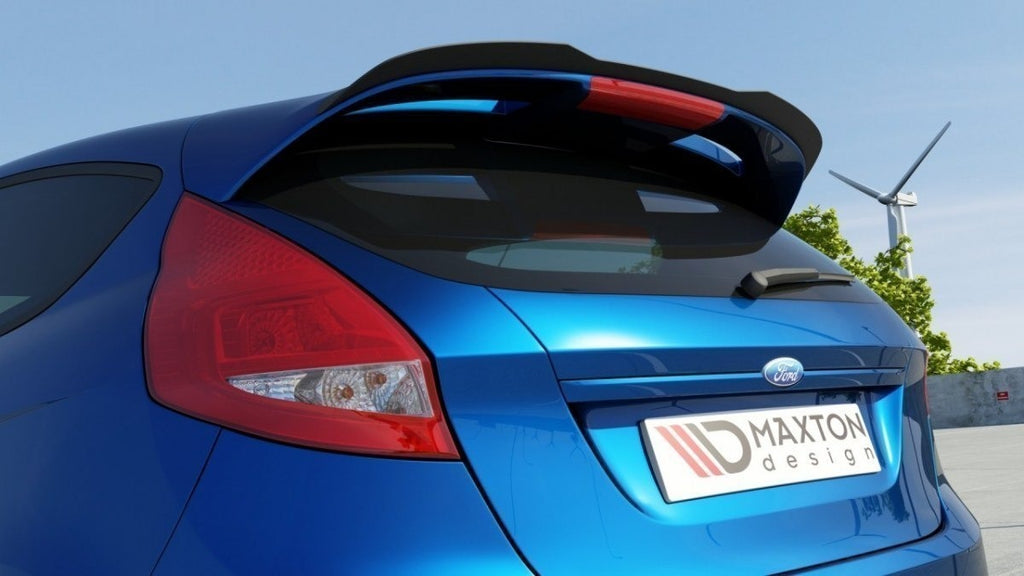 Maxton Design Spoiler CAP passend für Ford Fiesta ST Mk7 / Mk7 FL schwarz Hochglanz