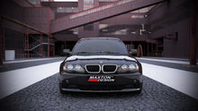 Laden Sie das Bild in den Galerie-Viewer, Maxton Design Front Ansatz passend für BMW 3er E46 LIMOUSINE Facelift schwarz Hochglanz