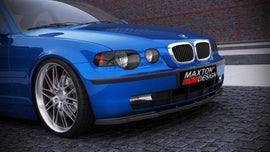 Maxton Design Front Ansatz passend für BMW 3er E46 COMPACT schwarz Hochglanz