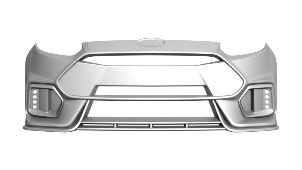 Maxton Design Front Stoßstange passend für FORD FOCUS MK3 VORFL (FOCUS RS 2015 LOOK)