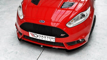 Laden Sie das Bild in den Galerie-Viewer, Maxton Design Front Ansatz passend für V.3 Ford Fiesta ST Mk7 FL schwarz Hochglanz