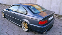 Laden Sie das Bild in den Galerie-Viewer, Maxton Design Heck Ansatz Flaps Diffusor passend für BMW 3er E46 M Paket COUPE schwarz Hochglanz