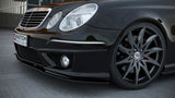 Maxton Design Front Ansatz passend für MERCEDES E W211 AMG FACELIFT schwarz Hochglanz