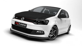 Maxton Design Front Ansatz passend für VW POLO MK5 GTI schwarz Hochglanz