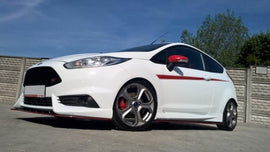 Maxton Design Front Ansatz passend für Ford Fiesta ST Mk7 FL (Mit Maxton Design Stoßstange) schwarz Hochglanz
