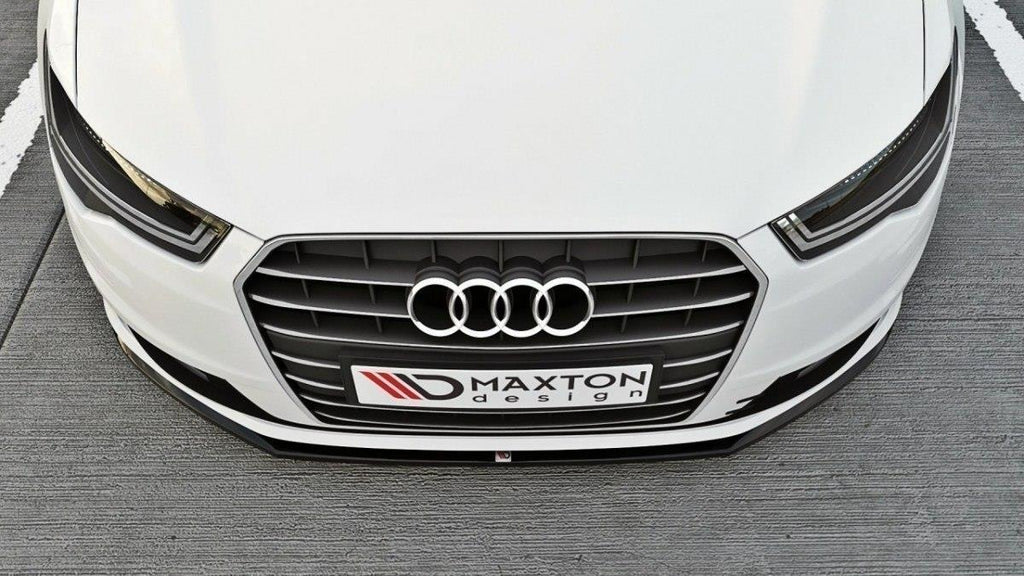 Maxton Design Front Ansatz passend für Audi A6 Ultra C7 FL schwarz Hochglanz