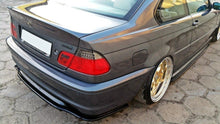 Laden Sie das Bild in den Galerie-Viewer, Maxton Design Heck Ansatz Flaps Diffusor passend für BMW 3er E46 M Paket COUPE schwarz Hochglanz