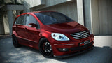 Maxton Design Front Ansatz passend für MERCEDES B-KLASSE 245 schwarz Hochglanz