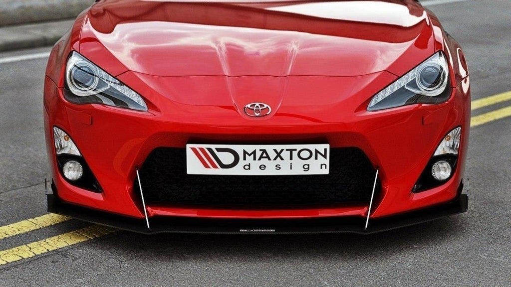 Maxton Design Racing Front Ansatz passend für passend für TOYOTA GT86 mit Wings