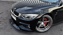 Laden Sie das Bild in den Galerie-Viewer, Maxton Design Front Ansatz passend für v.2 BMW 4er F32 M Paket (GTS-look) schwarz Hochglanz