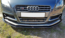 Laden Sie das Bild in den Galerie-Viewer, Maxton Design Front Ansatz passend für V.1 Audi TT S Mk2 (8J) schwarz Hochglanz