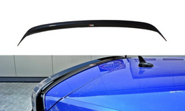 Maxton Design Spoiler CAP passend für V.1 Volkswagen Golf 7 R/ GTI (Nach Facelift) schwarz Hochglanz