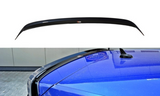 Maxton Design Spoiler CAP passend für V.1 Volkswagen Golf 7 R/ GTI (Nach Facelift) schwarz Hochglanz