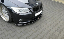 Laden Sie das Bild in den Galerie-Viewer, Maxton Design Front Ansatz passend für V.1 BMW 3er E92 M Paket FACELIFT schwarz Hochglanz