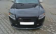 Laden Sie das Bild in den Galerie-Viewer, Maxton Design Front Diffuser V.2 Audi A4 B7 schwarz Hochglanz