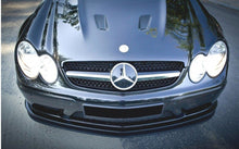 Laden Sie das Bild in den Galerie-Viewer, Maxton Design Front Ansatz passend für MERCEDES CLK W209 BLACK (SL BLACK SERIES LOOK) schwarz Hochglanz