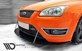 Maxton Design RACING Front Ansatz passend für passend für FORD FOCUS II ST vor FL