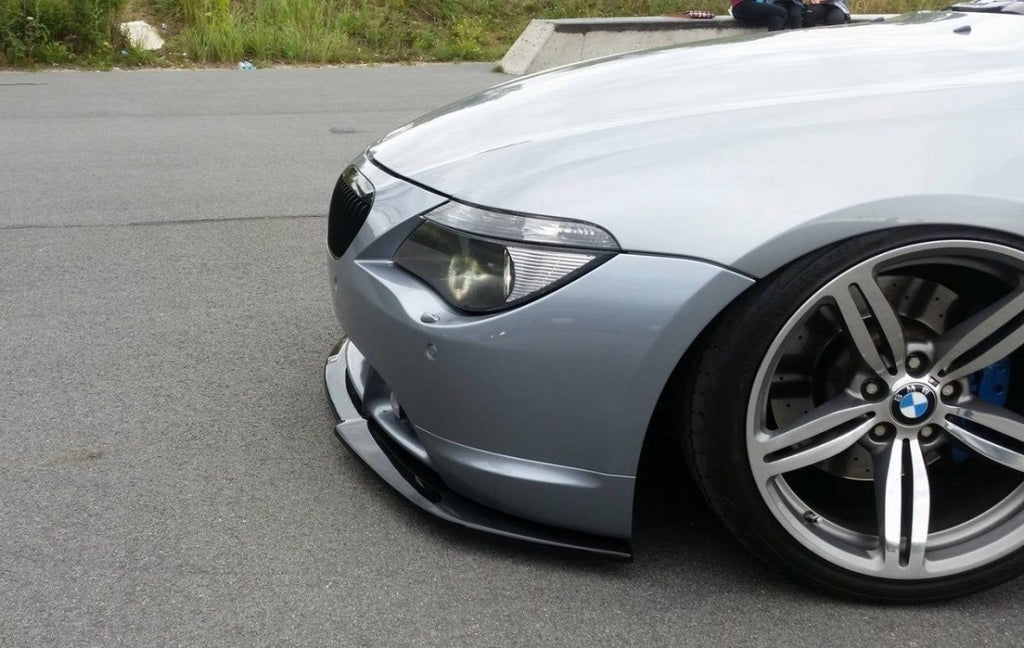 Maxton Design Front Ansatz passend für BMW 6er E63 / E64 (vor Facelift) V.2 schwarz Hochglanz