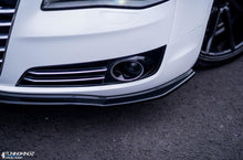 Laden Sie das Bild in den Galerie-Viewer, Maxton Design Front Ansatz passend für V.1 Audi A8 D4 schwarz Hochglanz