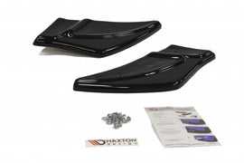 Maxton Design Heck Ansatz Flaps Diffusor passend für v.2 VW GOLF 7 R schwarz Hochglanz