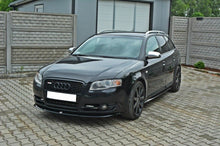 Laden Sie das Bild in den Galerie-Viewer, Maxton Design Front Diffuser V.2 Audi A4 B7 schwarz Hochglanz