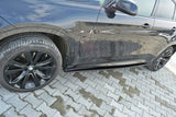 Maxton Design Seitenschweller Ansatz passend für BMW X6 F16 M Paket schwarz Hochglanz