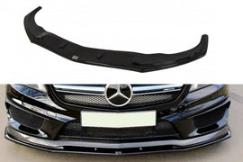 Maxton Design Front Ansatz passend für v.2 MERCEDES CLA 45 AMG C117 (vor Facelift) schwarz Hochglanz