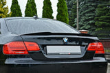 Maxton Design Spoiler CAP passend für BMW 3er E92 M Paket schwarz Hochglanz