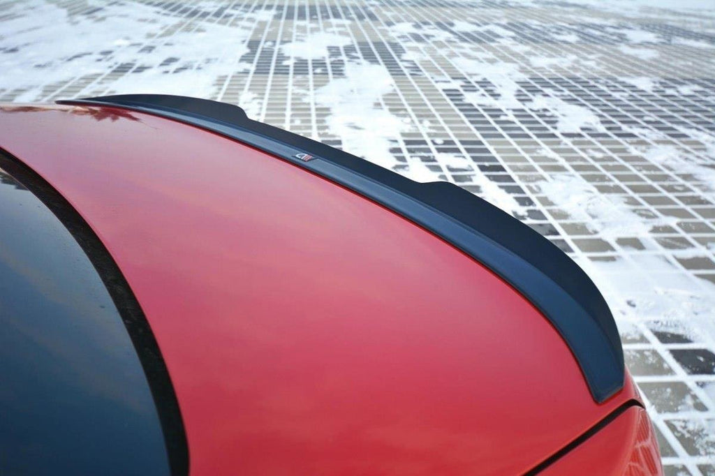 Maxton Design Spoiler CAP passend für BMW 3er F30 schwarz Hochglanz