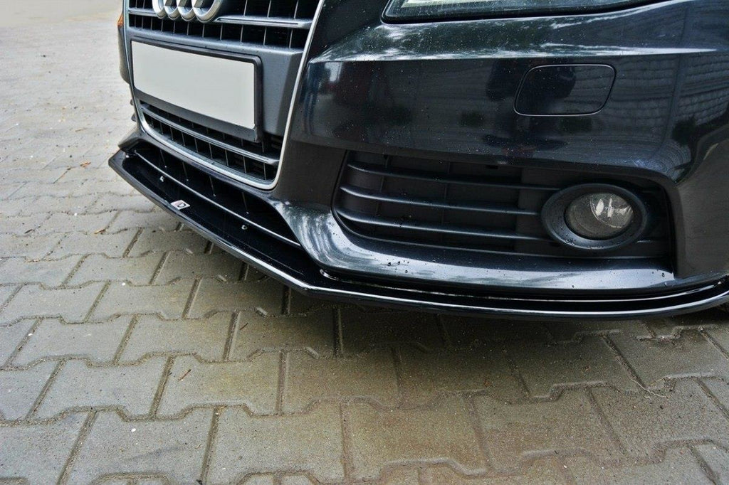 Maxton Design Front Diffuser V.2 Audi A4 B8 schwarz Hochglanz