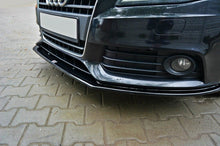 Laden Sie das Bild in den Galerie-Viewer, Maxton Design Front Diffuser V.2 Audi A4 B8 schwarz Hochglanz