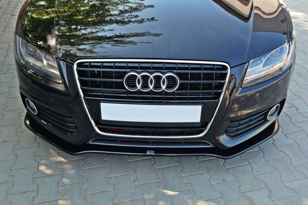 Maxton Design Front Ansatz passend für Audi S5 / A5 S-Line 8T schwarz Hochglanz