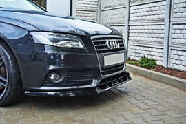 Maxton Design Front Diffuser V.1 Audi A4 B8 schwarz Hochglanz