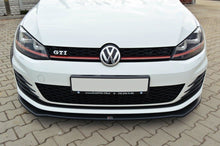 Laden Sie das Bild in den Galerie-Viewer, Maxton Design Front Ansatz passend für V.2 VW Golf 7 GTI  schwarz Hochglanz