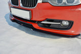Maxton Design Front Ansatz passend für V.1 BMW 3er F30 schwarz Hochglanz