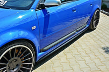 Laden Sie das Bild in den Galerie-Viewer, Maxton Design Seitenschweller Ansatz passend für Audi RS6 C5 schwarz Hochglanz
